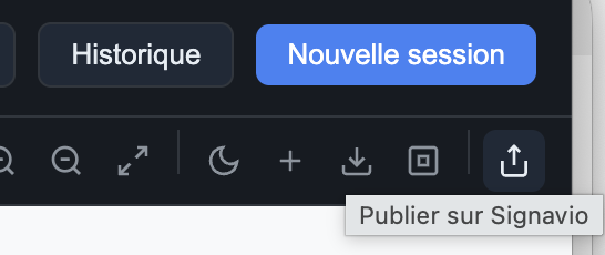 Publish to Signavio — direct transfer from AI@BPMN to Signavio Process Manager